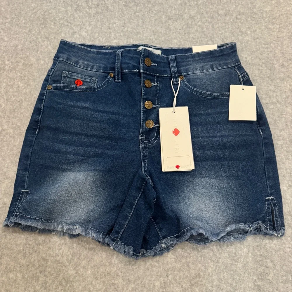Get Lucky Brand Womens High Rise Button Fly Denim Shorts Size 5 NEW JORTS
